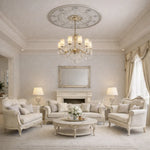 DO150-G Silver Oval Palace Ceiling 150 cm image 2