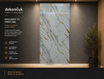 Marble Effect With Gold Inlay PVC Panel PVC-11 image 0