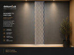 Wood Effect Wave Design Acoustic Panel HS-021 image 1