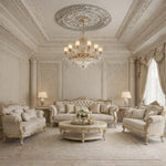 DO90-G Silver Oval Palace Ceiling 90cm image 3