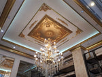 DK150-A Gold Square Palace Ceiling 150×150 cm image 3