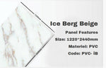 PVC-IB ICE BERG BEIGE PVC PANEL 122X244 image 0