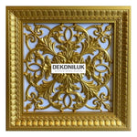 DKP60-A Avantgarde Gold PVC Ceiling Panel 60×60 cm image 0