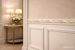 DS20-BA Ivy White Gold Wall and Ceiling Molding 2cm image 3