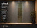 Brown and Gold Acoustic Panel HS-032 image 1