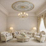 DO150-P Patina Oval Palace Ceiling 150 cm image 1