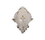 DGM54-BA White with Gold Cornice Inner Corner Motif 17×13 cm image 0