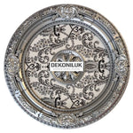 DO90-G Silver Oval Palace Ceiling 90cm image 0