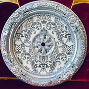 DO90-G Silver Oval Palace Ceiling 90cm image 1