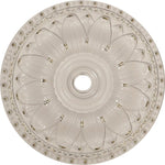 DGM26-BA Elegance White with Gold Center Motif 40 cm image 0