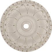 DGM26-BA Elegance White with Gold Center Motif 40 cm image 0