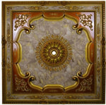 DK150-E Antique Square Palace Ceiling 150×150 cm image 0