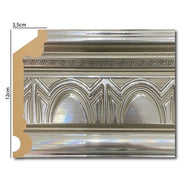 DA120-G Silver Audy Cornice 12cm image 0