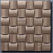 Brown Convexed Square Acoustic Wall Panel HS-006 image 0