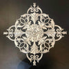 DGM27-G Silver Ps Embroidered Motif 40*40cm image 1