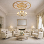 DO150-A Gold Oval Palace Ceiling 150 cm image 2