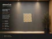 Light brown Convexed Square Acoustic Wall Panel HS-005 image 1