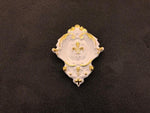 DGM54-BA White with Gold Cornice Inner Corner Motif 17×13 cm image 1
