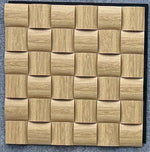 Light brown Convexed Square Acoustic Wall Panel HS-005 image 0