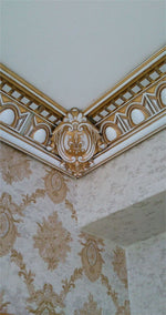 DGM54-P Patina Cornice Inner Corner Motif 17×13 cm image 1