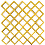 DGM28-A Diamond Patterned Gold Ceiling and Wall Panel 50 cm image 0