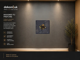 Black and Gold Mirror Wall Panels HS-008 image 0