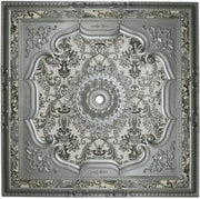 DK150-G Silver Square Palace Ceiling 150×150 cm image 0