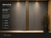 Wave Design Brown PVC Panel HS-034 image 1