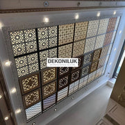 DSTP60-D2 Sakarya Paintable PVC Ceiling Panel 60*60 cm image 1