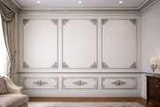 DGM23-G Silver Palace Ceiling Corner Motif 27×18 cm image 1