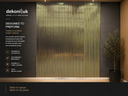 Textured Brushed Gold Finish Acoustic Panel HS-047 image 2