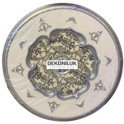 DO150-G  Silver Oval Palace Ceiling 150 cm image 0