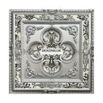 DK90-G Silver Square Palace Ceiling 90×90 cm image 0