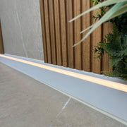 DIS10020-D2 Istanbul Paintable Baseboard with LED 10 cm image 4
