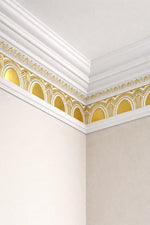DA120-BA White Gold Audy Cornice 12cm image 3