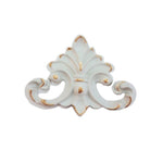 DGM52-BA White with Gold Inner Center Motif 10×12 cm image 0