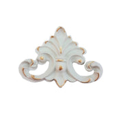 DGM52-BA White with Gold Inner Center Motif 10×12 cm image 0