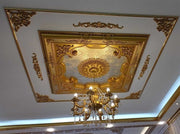 DK150-A Gold Square Palace Ceiling 150×150 cm image 2