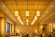 DGM28-A Diamond Patterned Gold Ceiling and Wall Panel 50 cm image 1