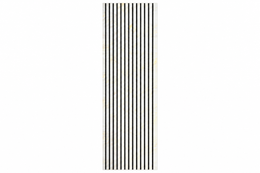 White & Gold Marble Effect Slatted Acoustic Wall Panel – AP-11