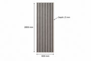 Light Wood Effect Slatted Acoustic Wall Panel – AP-5