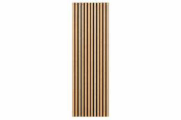 Golden Oak Effect Slatted Acoustic Wall Panel – AP-8