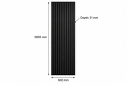 Black Slatted Acoustic Wall Panel – AP-9