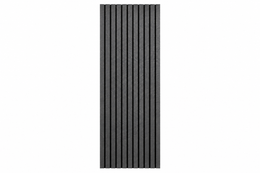 Charcoal Grey Contour Effect Wide Slat Acoustic Wall Panel – APW-1