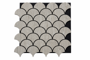 Light Grey Scallop Acoustic Wall Panel – WP9-B