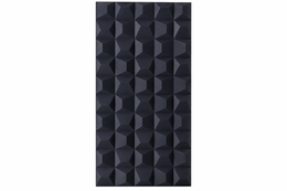 PU 3D Geometric Wall Panel Black PU-A075