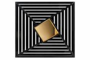 Black and Gold Mirror Wall Panels HS-072