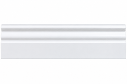 Classic White Ogee Decorative Skirting Board DV12015-D2
