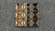 Luxe Geometric Mirror Acoustic Panel - HS-028