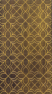 Black & Gold Geometric Polymer Wall Panel HS-041-1